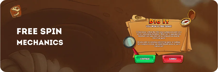 Free Spins Le Digger
